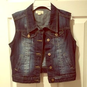 Denim vest small